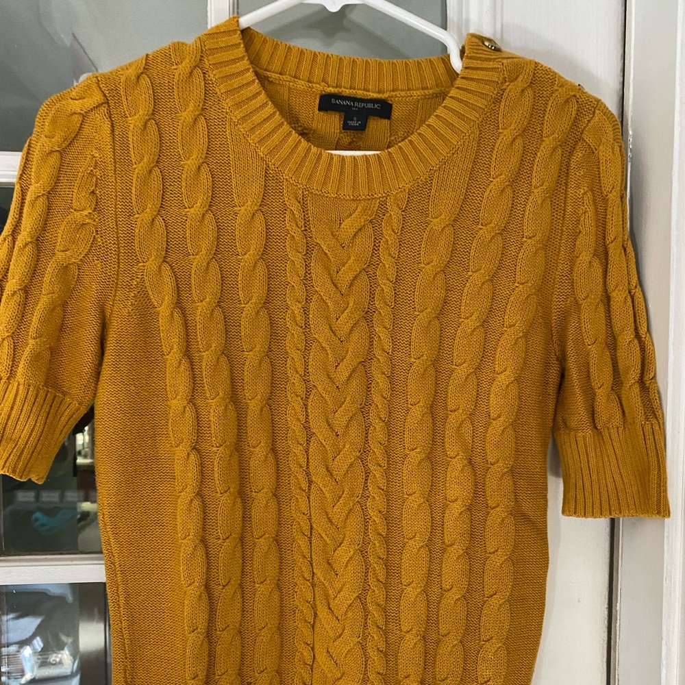 Cable knit sweater
